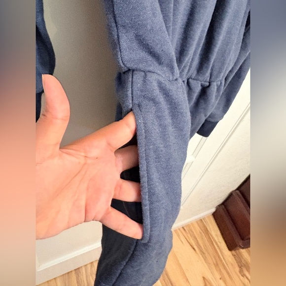 NWOT FREE PEOPLE  Such A Flirt Romper open back  - Midnight Navy - Picture 5 of 7